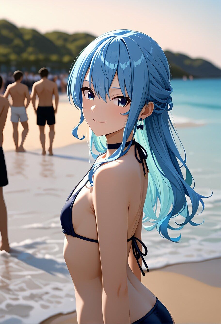 Vtuberと海デート 〜星街す〇せい〜 - サンプル画像 3