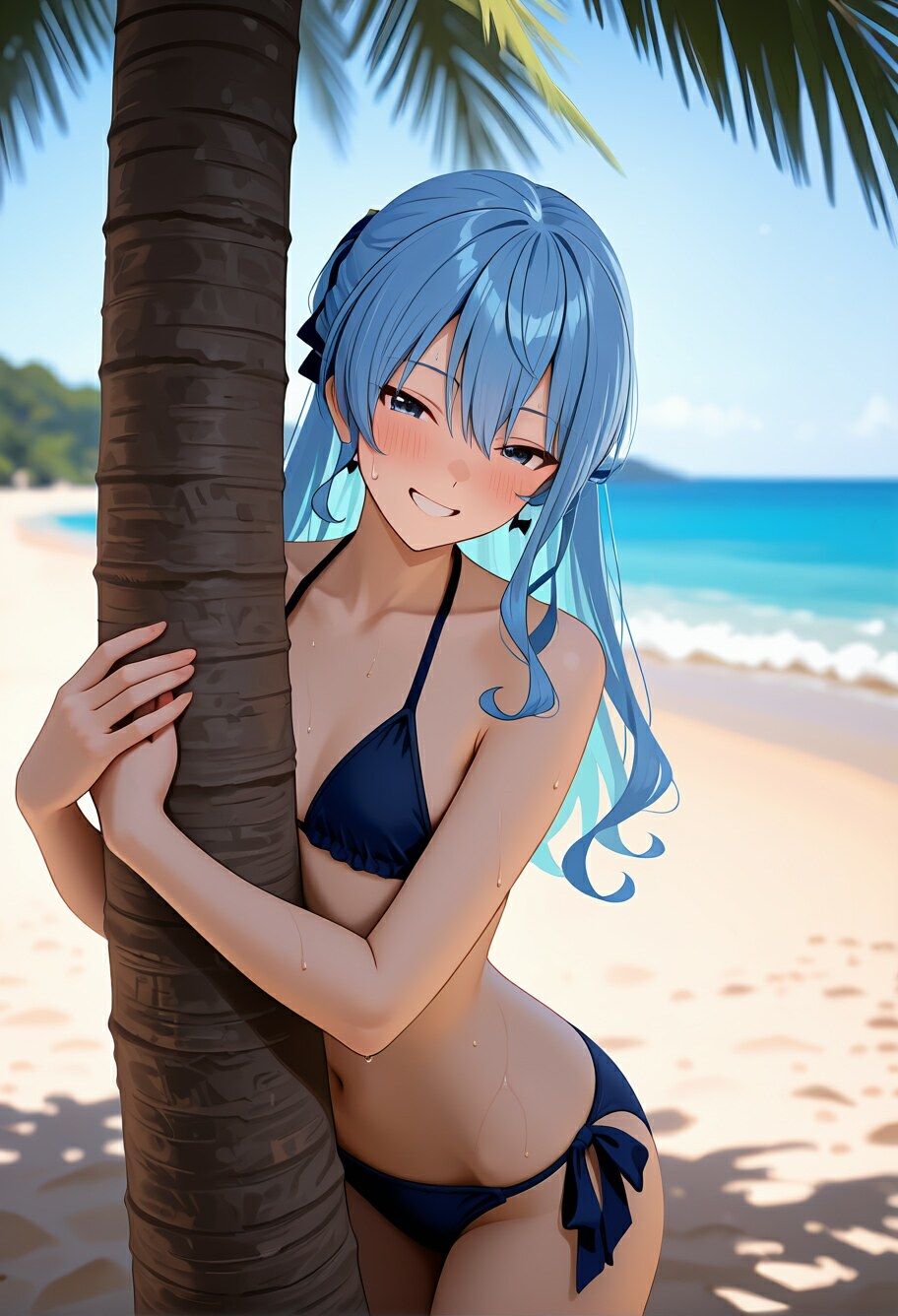 Vtuberと海デート 〜星街す〇せい〜 - サンプル画像 7
