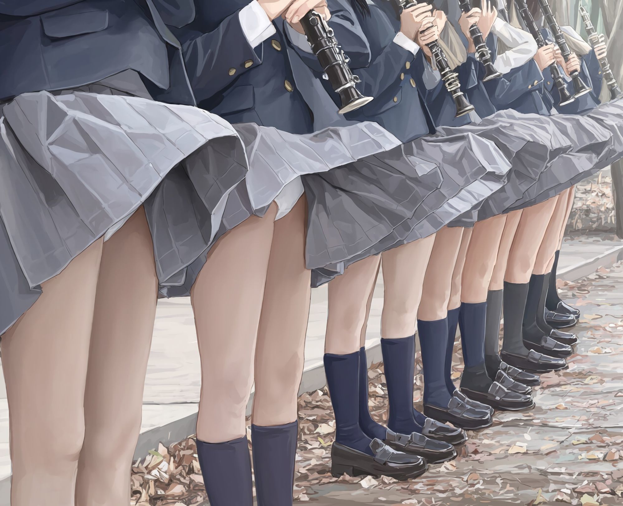 僕はクラリネット女子のスカートが風でめくれる瞬間に憧れる - サンプル画像 6