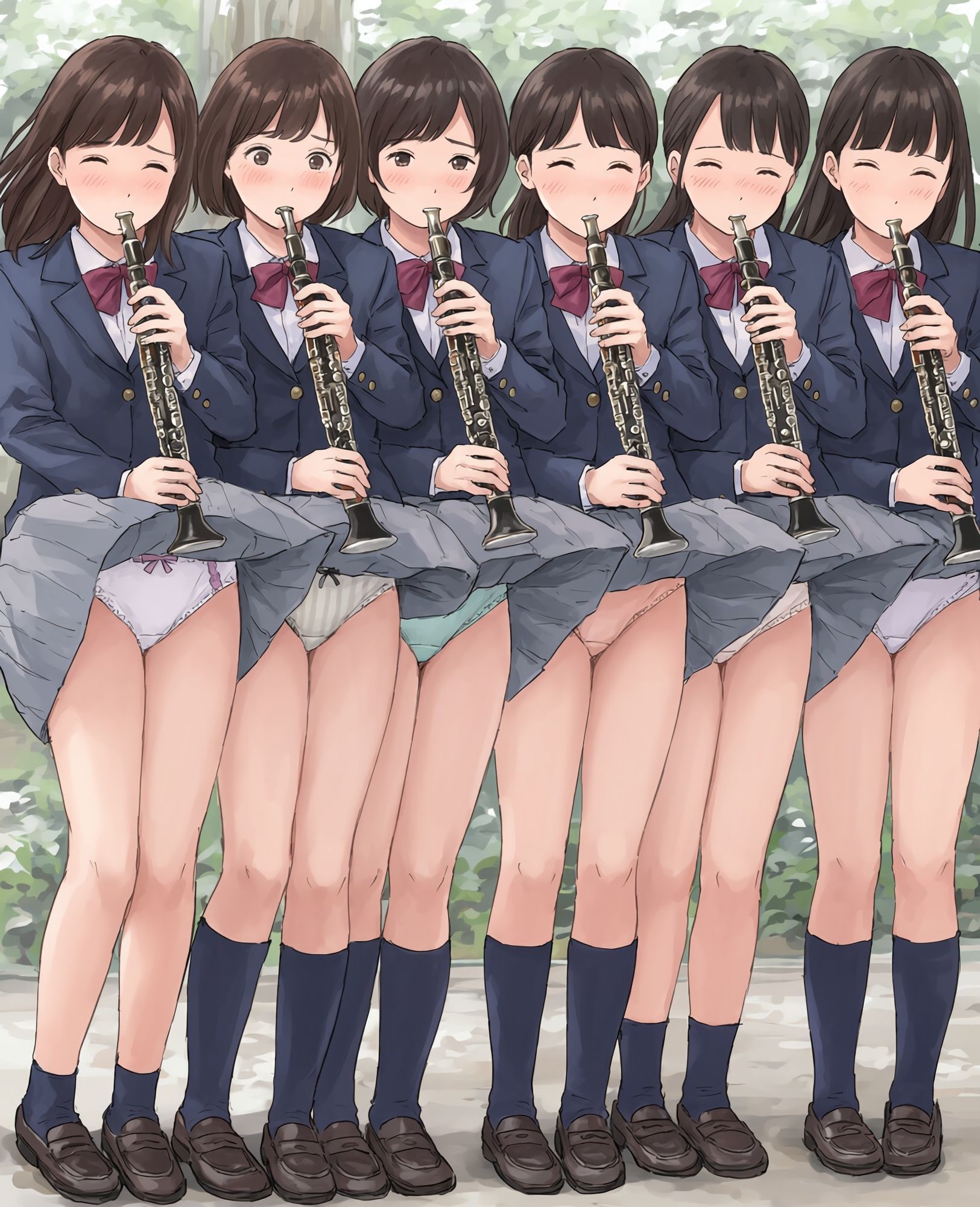 僕はクラリネット女子のスカートが風でめくれる瞬間に憧れる - サンプル画像 10