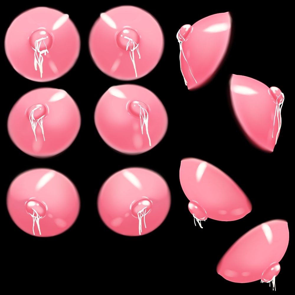 乳首素材（母乳あり） - サンプル画像 2