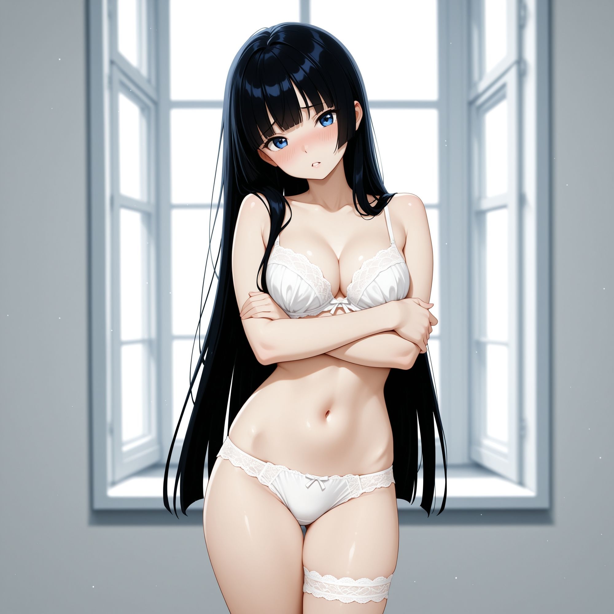 まひろ・エリカ・ゆあ  初めて見せる彼女たち 〜Pure Lingerie〜 - サンプル画像 2