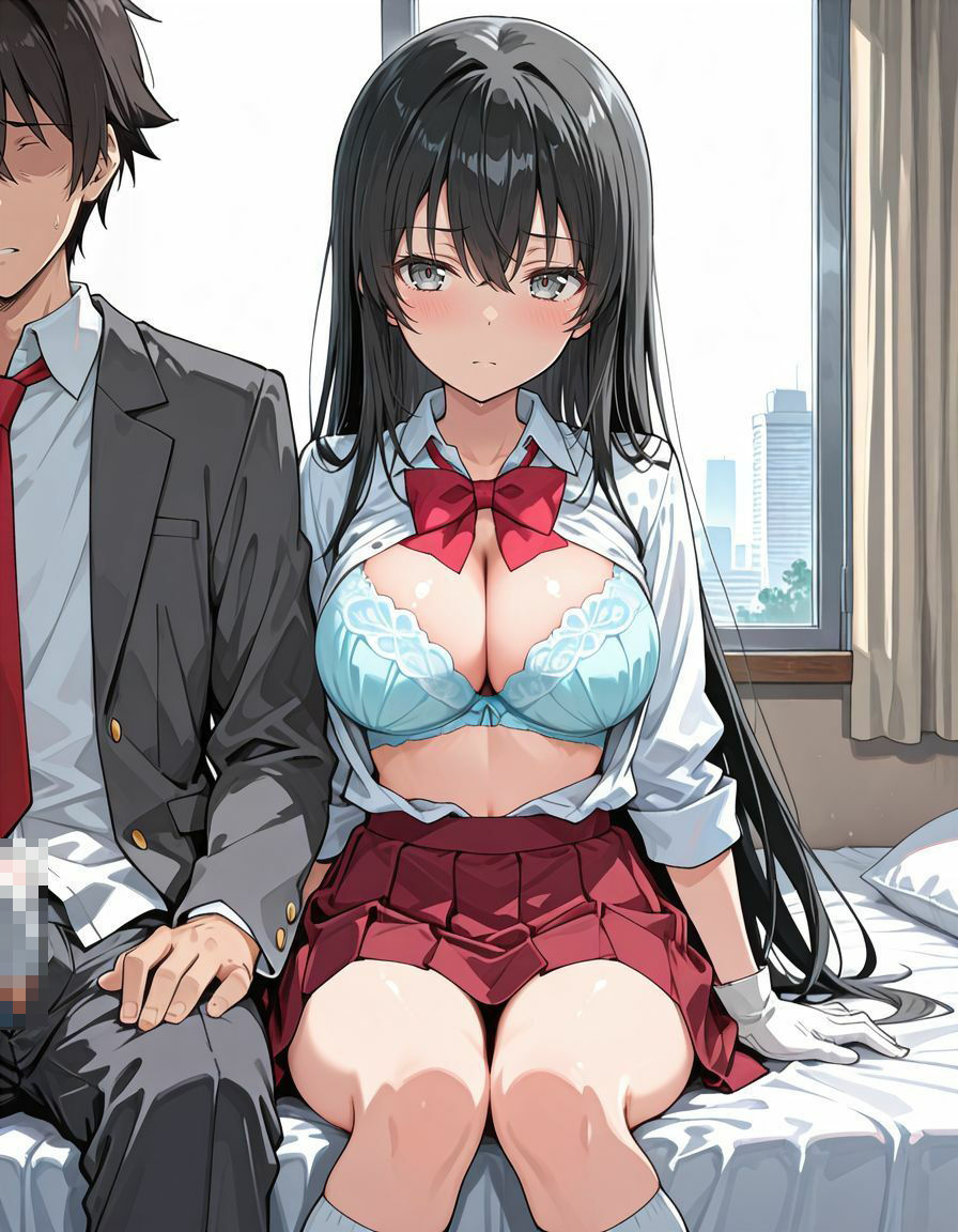 淫乱女子  放課後パパ活する女子校生達は強●種ずけ性指導受ける - サンプル画像 4