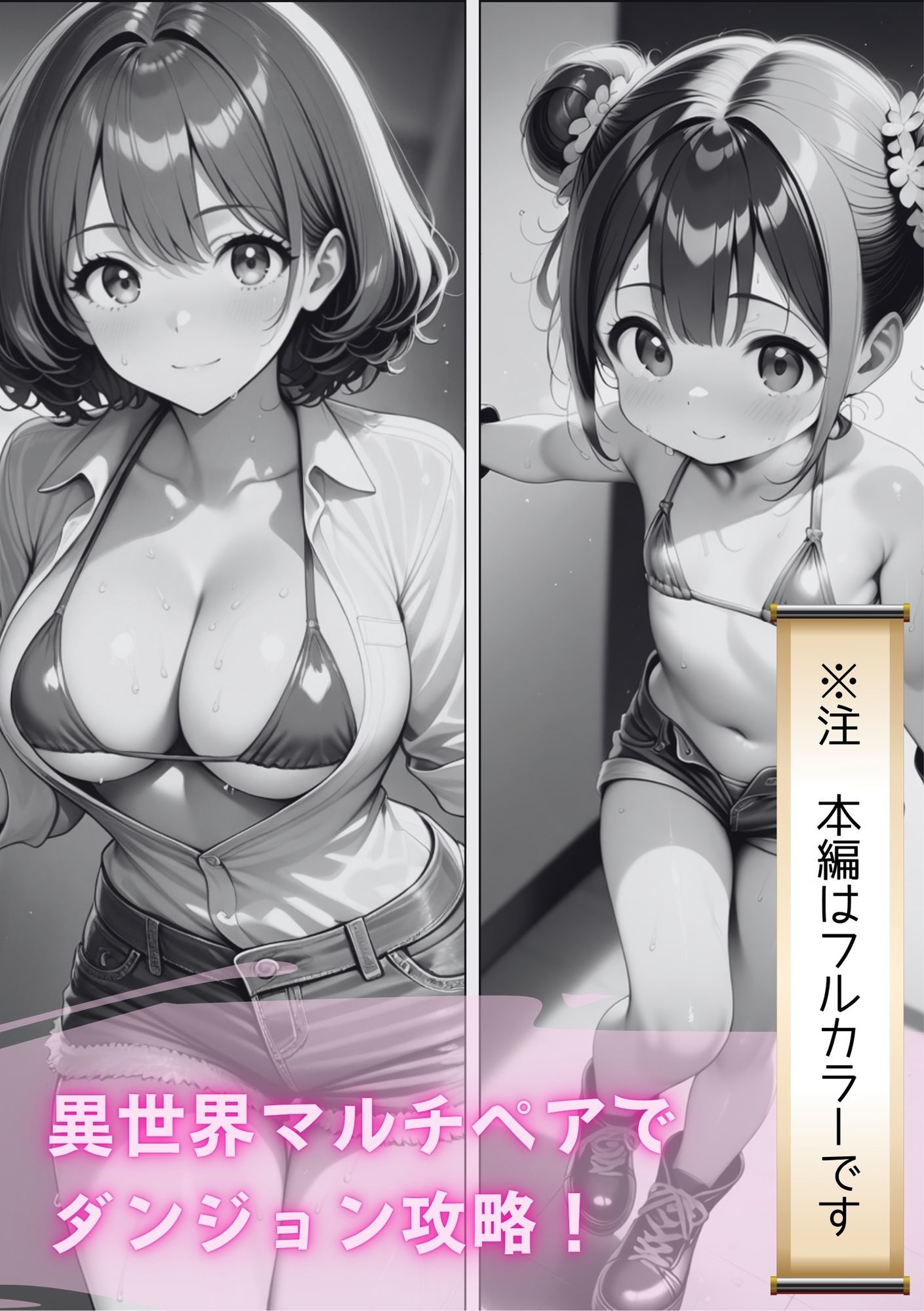 テンタクソロジーLT001:強 赤ファイター × 弱 紫ファイター - サンプル画像 1