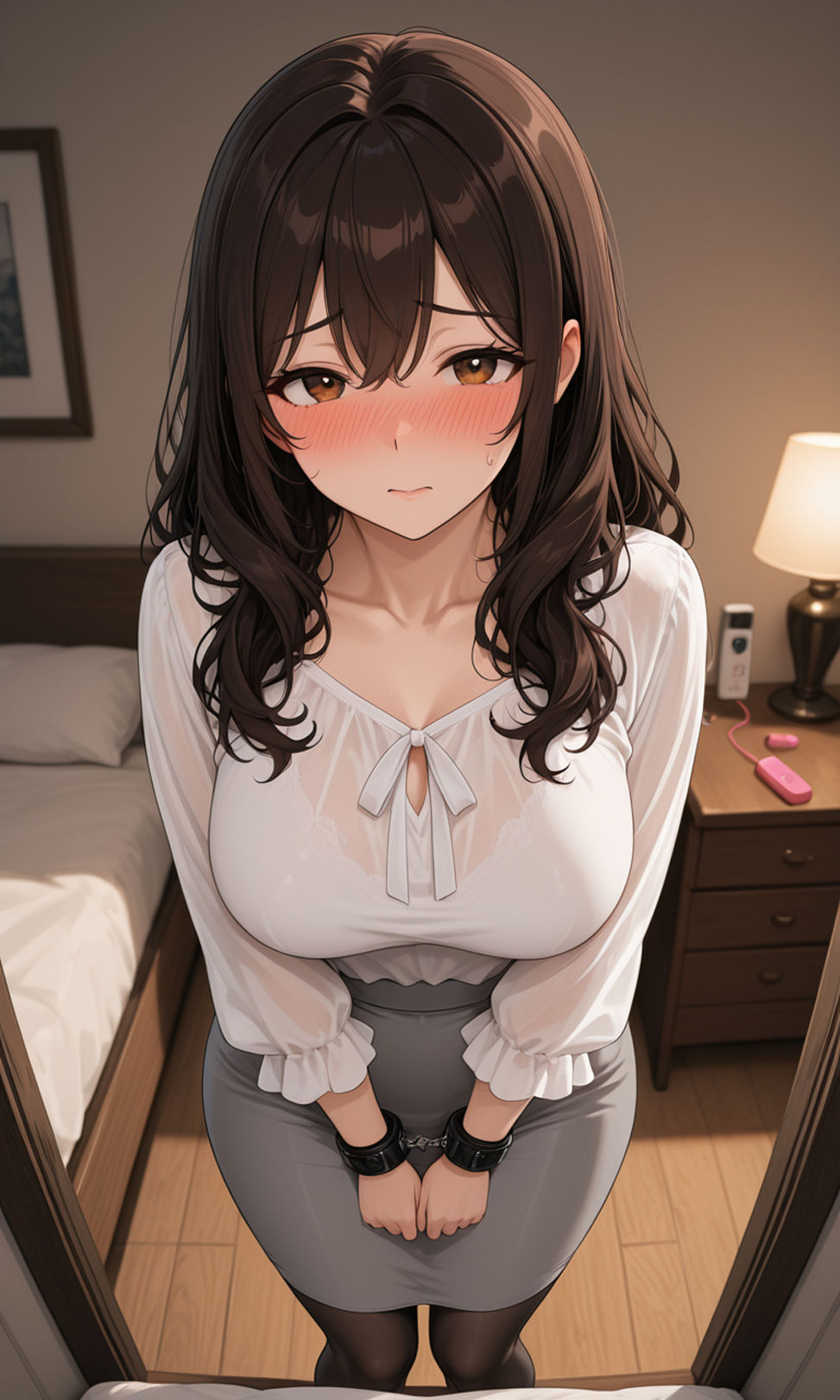 可愛い後輩と甘々拘束エッチ - サンプル画像 1