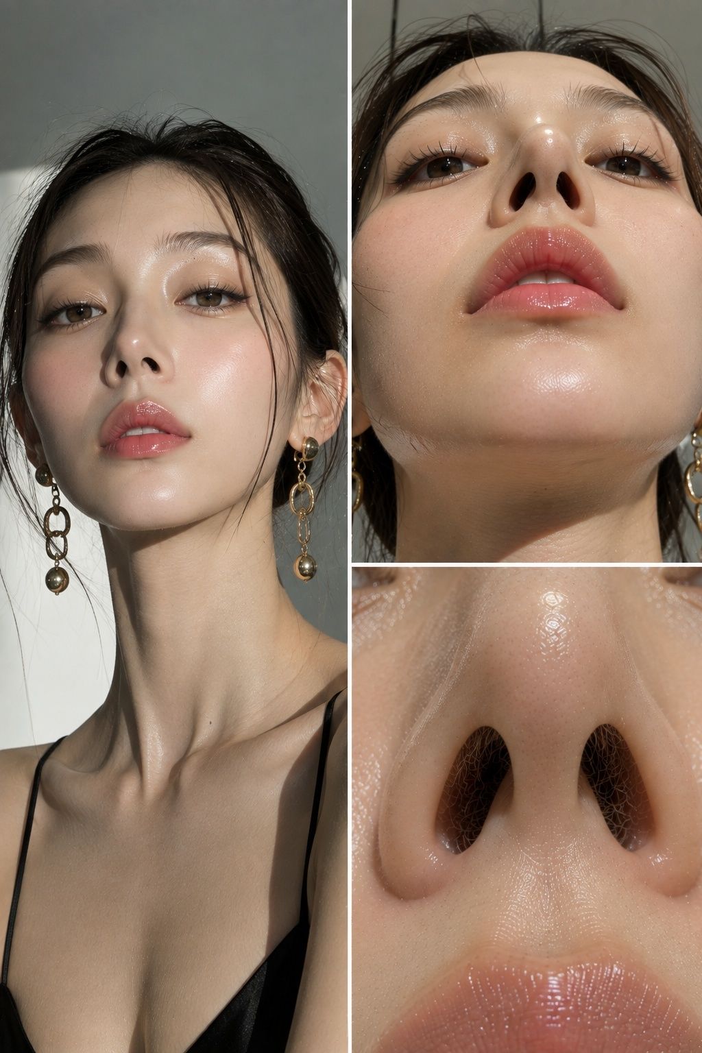 鼻美人 - NOSE CLOSE-UP COLLECTION Vol.1｜AI美女・鼻フェティッシュ写真集 120枚 - サンプル画像 5