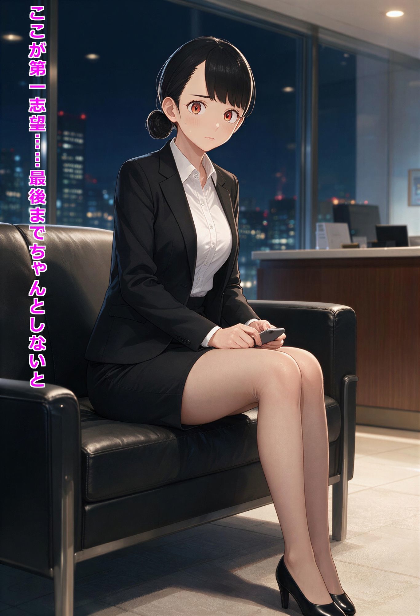 パンスト美脚のリクスー就活JDが、キモおじ人事の特別研修を受け入れるまで - サンプル画像 2