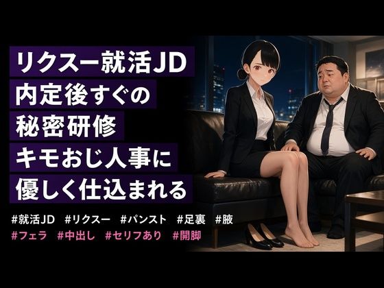 パンスト美脚のリクスー就活JDが、キモおじ人事の特別研修を受け入れるまで