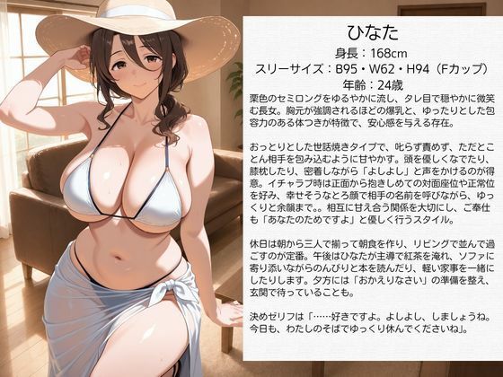 ラブラブご奉仕甘やかし彼女  ビキニ編 - サンプル画像 1