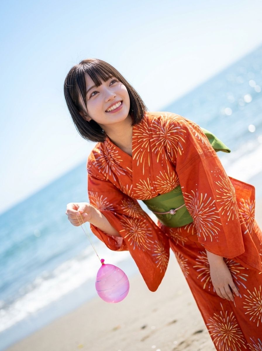 「ねえ、ずっと側にいて？」透明感200％の21歳・美菜（ミナ）と巡る真夏の絶景＆ビーチデート   写真集風ヘルシーショット - サンプル画像 3