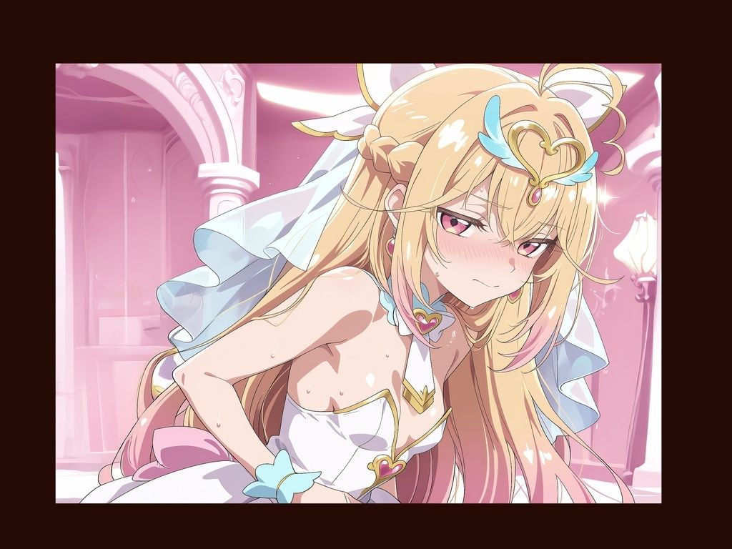 【名プリ】【森亜○るか 497枚＋3mp4】囚われのキュ○アルカナ公開種付け輪○処刑 〜純白に染まる奴●花嫁〜 - サンプル画像 2