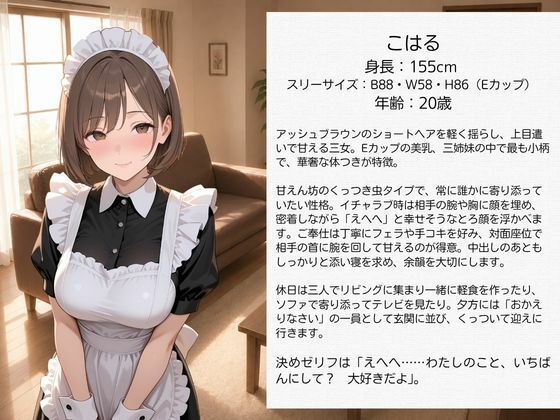 ラブラブご奉仕甘やかし彼女  メイド編 - サンプル画像 3
