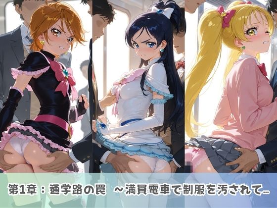 学園生活で複数男子に公開中出しされ続けた記録 〜襲い掛かる男子の汁軍団〜 プ〇キュア  7 - サンプル画像 2
