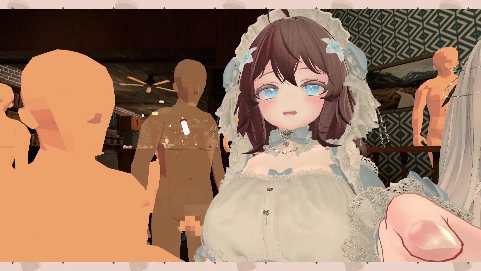 【アイテム連動】ポプロChilloutVR！！可愛いメイド達がご主人様にご奉仕…（はーと）【リスナーさん参加型】  井栗まろん - サンプル画像 5