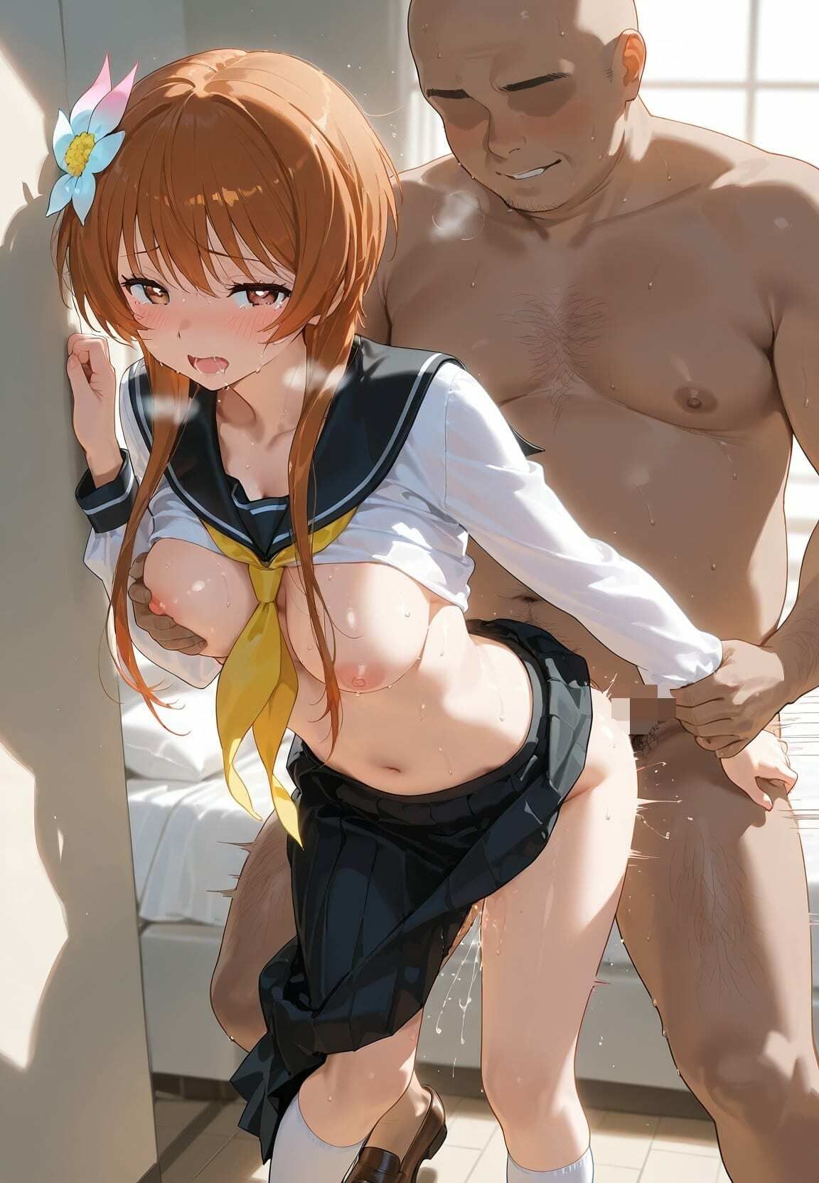 声かけられてお茶しただけなのに・・・簡単にお持ち帰りされて種付け調教されちゃう件www ニ〇コイ - サンプル画像 10