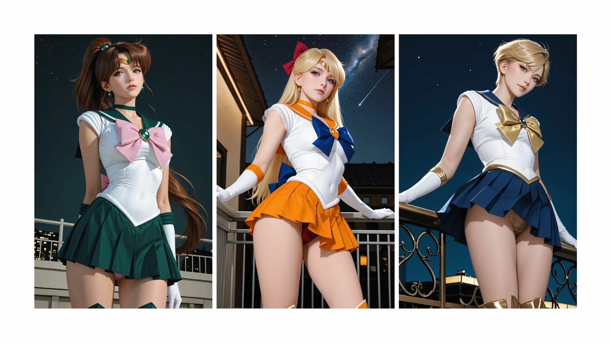 私の肛門そんなに見ないで  コスプレ  セーラー戦士10人 - サンプル画像 2