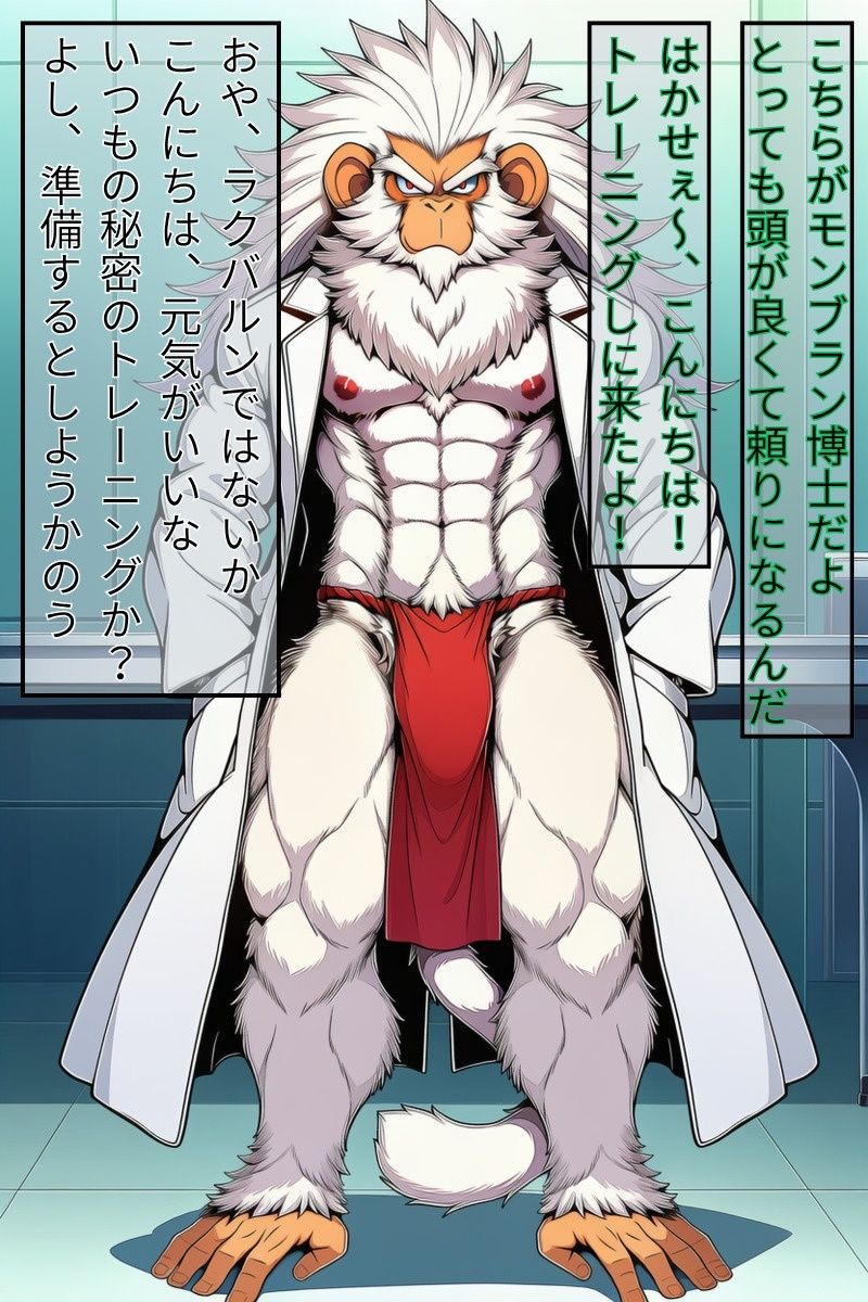 狸のケモヒーロー ラクバルンのエッチな日常イラスト集3 休日編 - サンプル画像 2