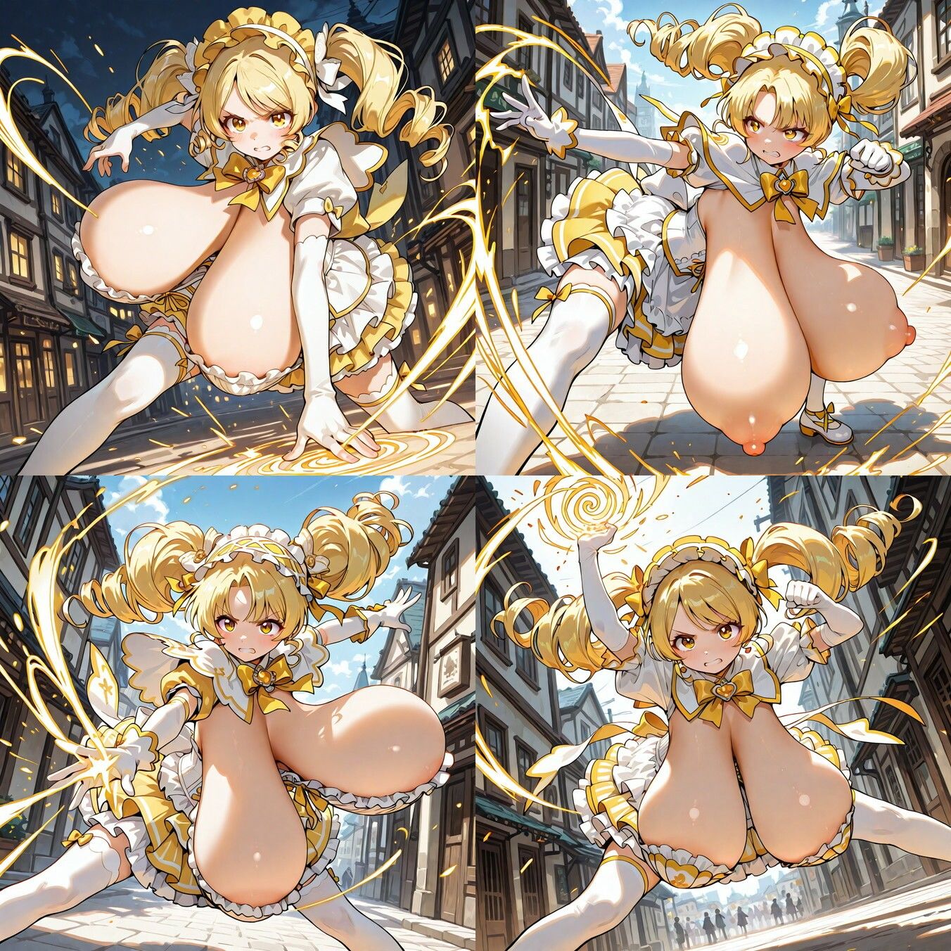 超闘乙女ストラグル・アリス 萌乳魔法少女愛乳譚 第3話 シャイニー・ソレイユ / 陽ノ宮ひなた  前編（前戯・フ〇ラ編） - サンプル画像 3