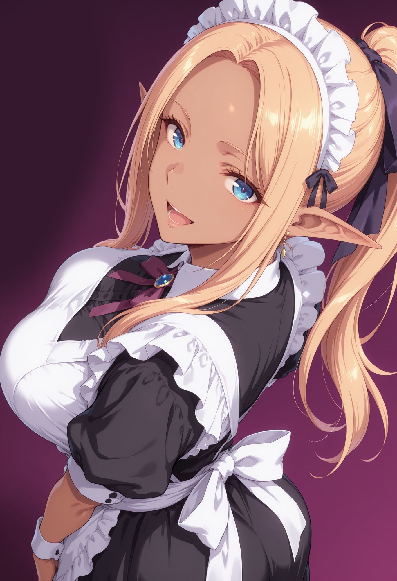 エルフのメイドさんの誘惑10 - サンプル画像 2