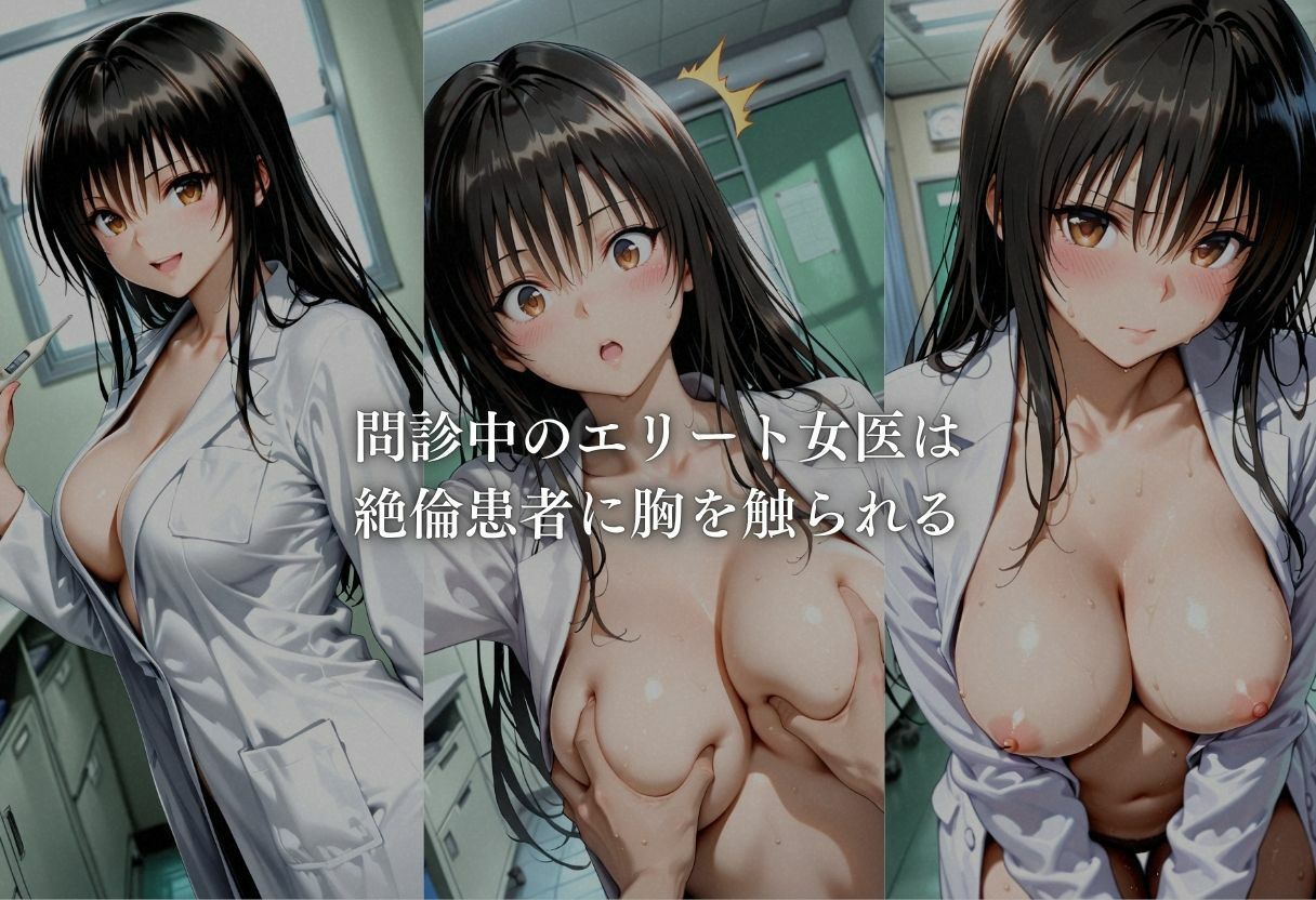 絶倫患者のチンポでガチイキするエリート女医 - サンプル画像 4