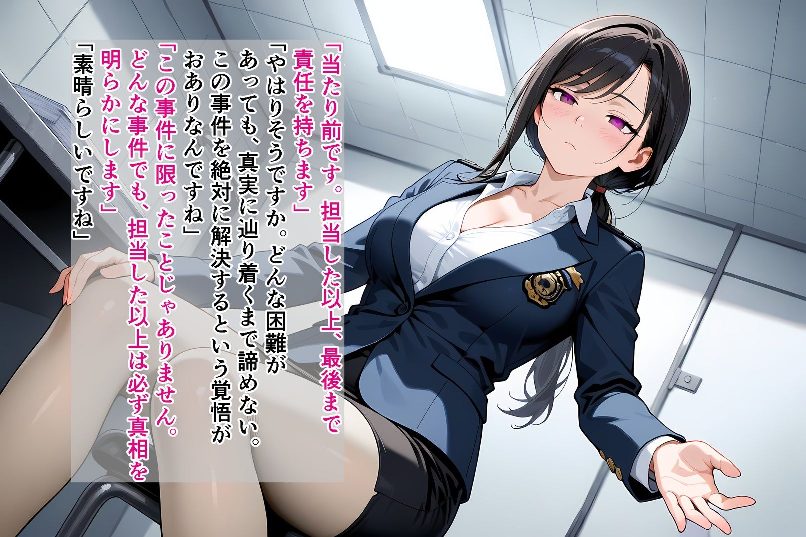 人妻刑事と催●術師――取り調べ室から始まる隷属_Part1 - サンプル画像 5