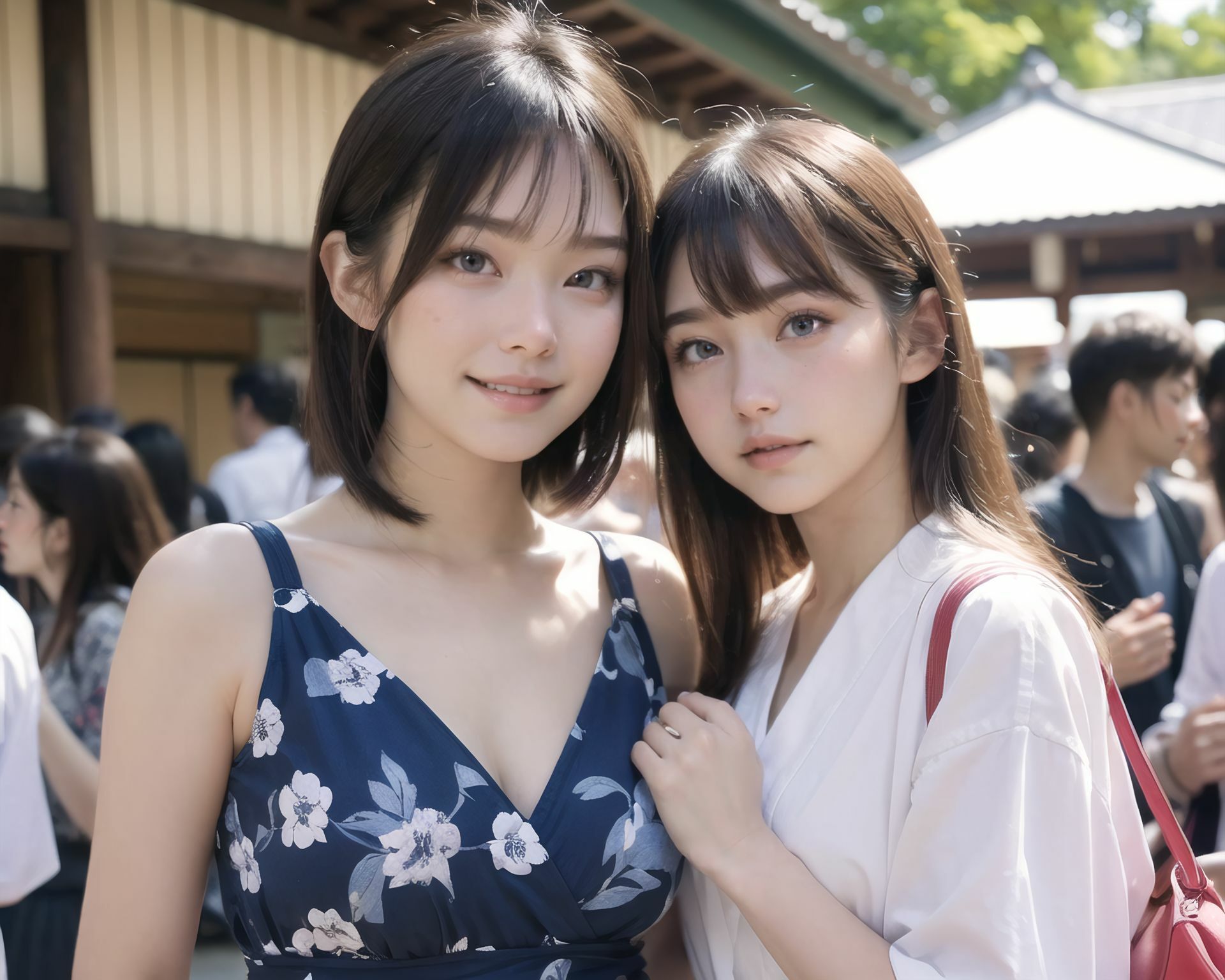 AI美少女写真集 素顔の RUNA - （7） 〜夜の提灯に溶ける、もうひとつの距離〜 - サンプル画像 10