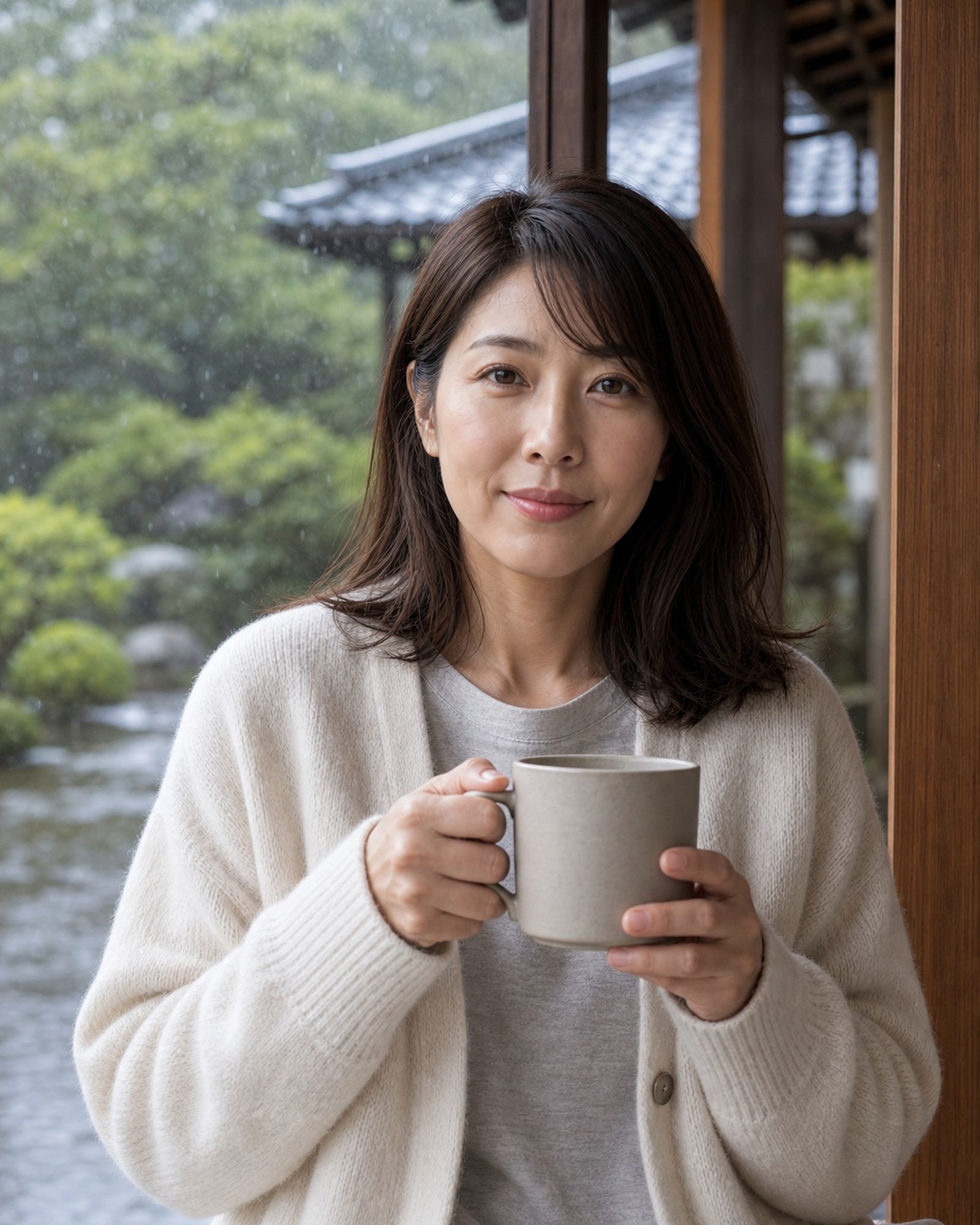 雨の温泉宿で、綾乃と。 - サンプル画像 9