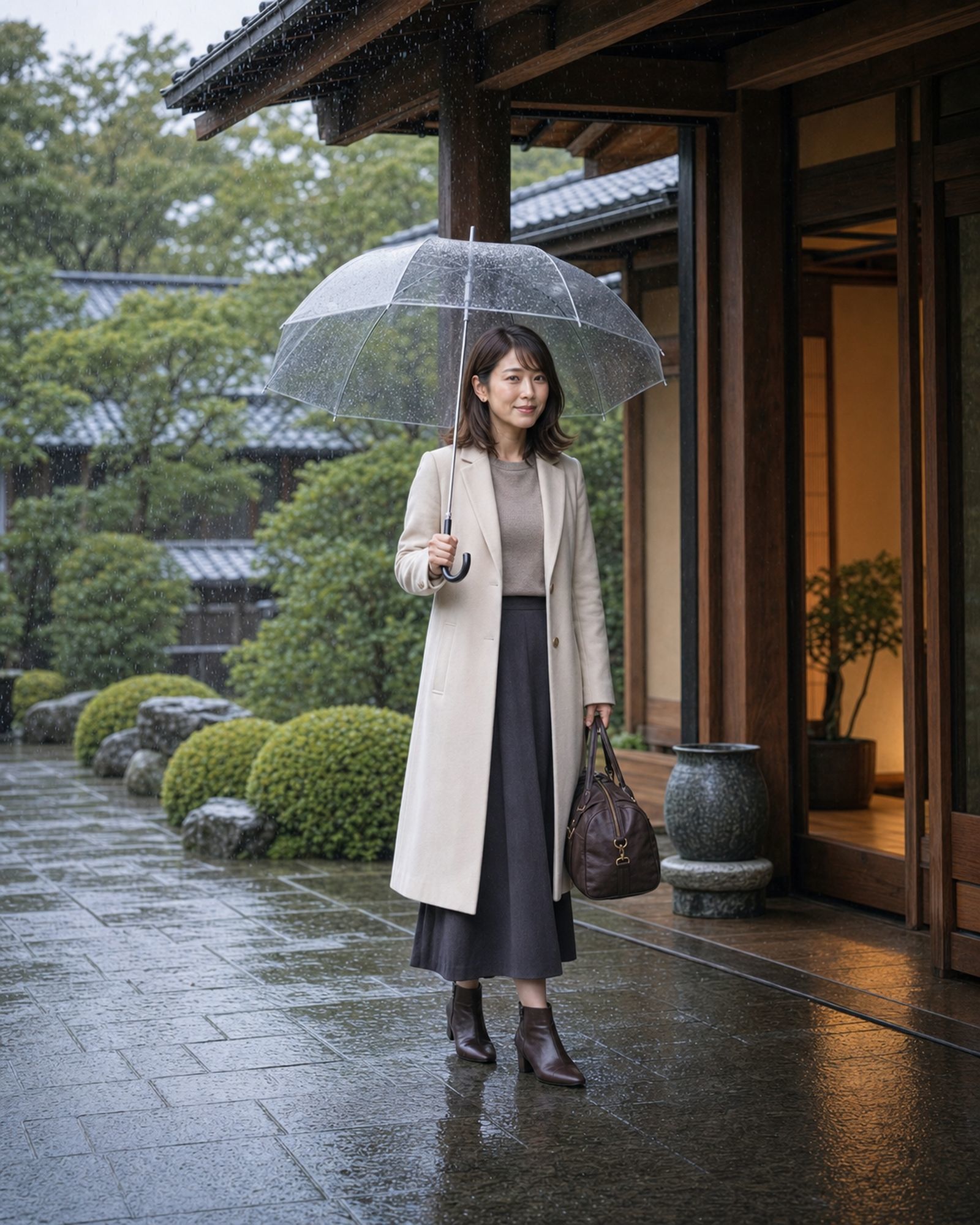雨の温泉宿で、綾乃と。 - サンプル画像 10