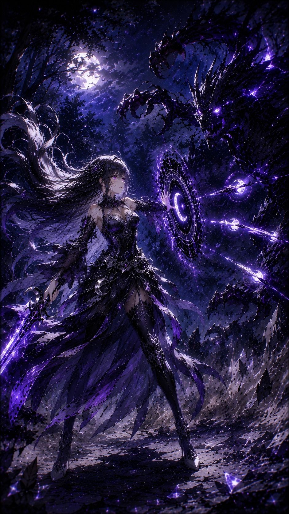 黒月の姫 ― Selene Lunaria ― 第一章「月なき王国の目覚め」 - サンプル画像 5