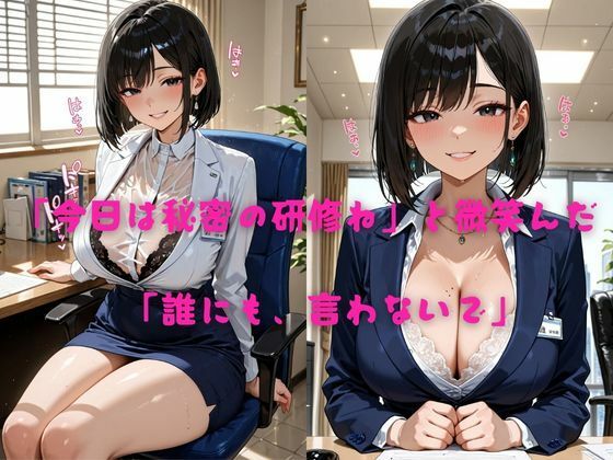 仕事ができる清楚系人妻先輩の秘密の研修 〜終業後、優しく中出しされるまで〜 - サンプル画像 2