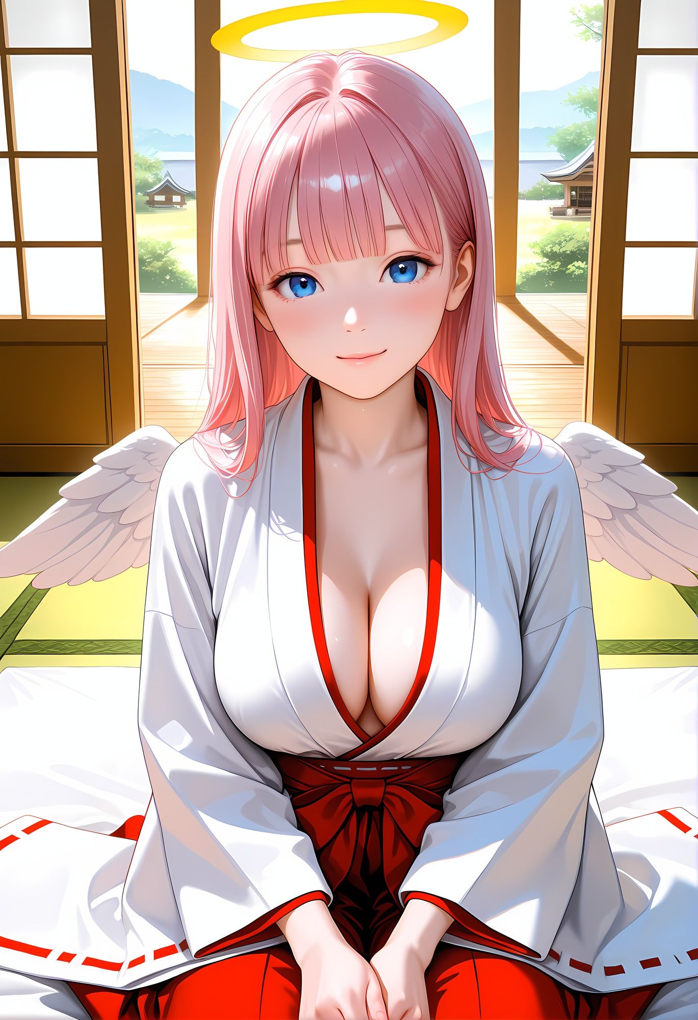 君と過ごす、巫女の午後 - サンプル画像 1