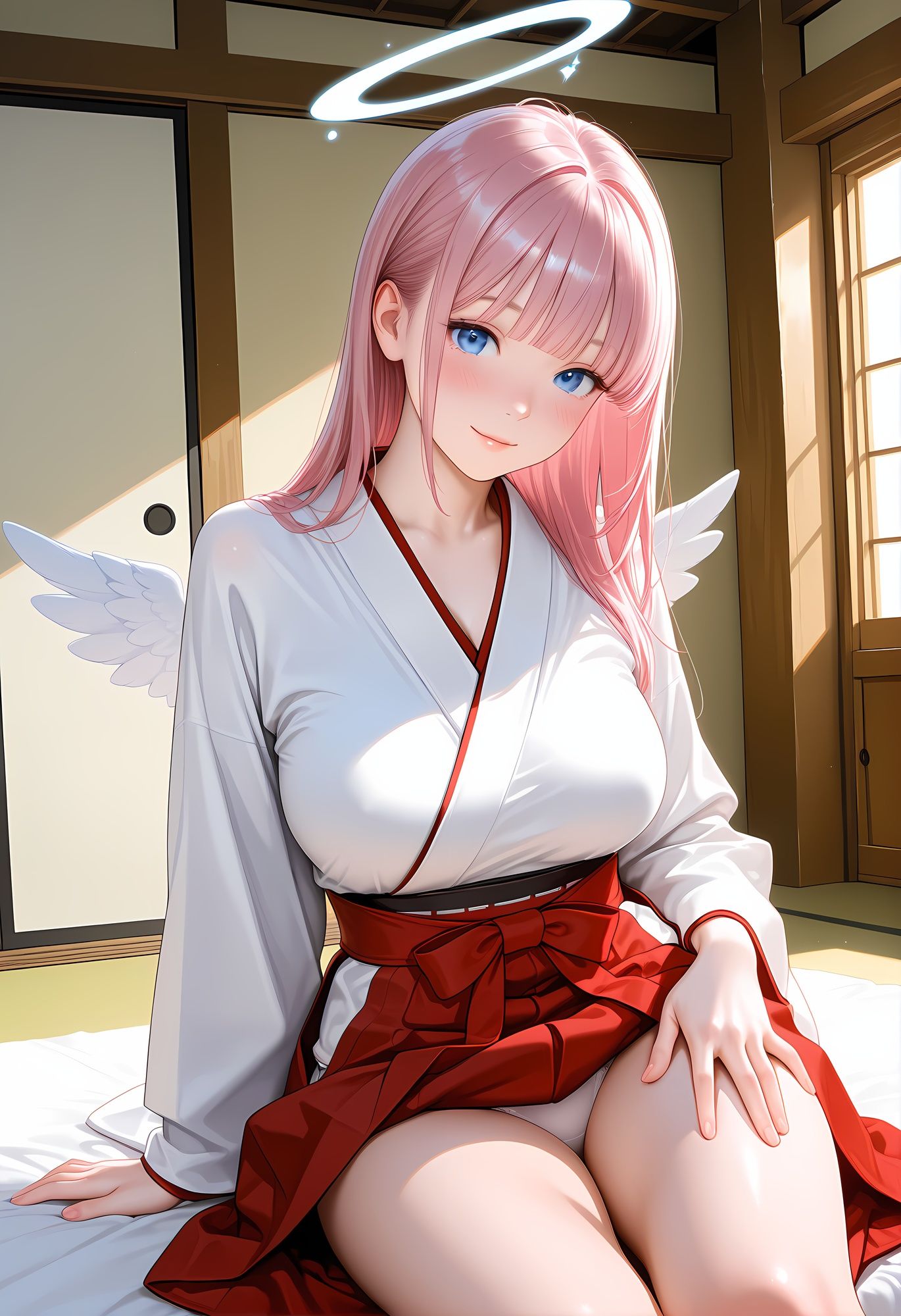 君と過ごす、巫女の午後 - サンプル画像 4