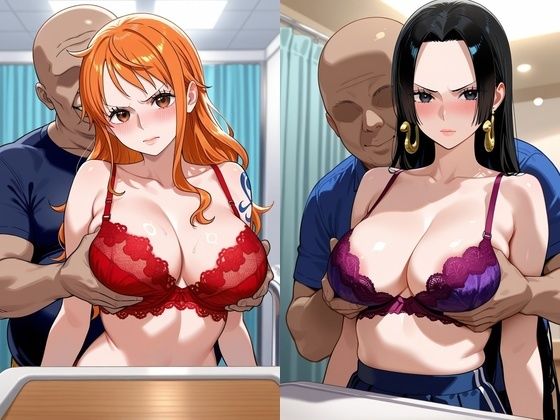 乳がん検診に来たところ悪徳医師の手つきが徐々にいやらしくなり最終的にはチ●ポを挿入【●ミ＆ハン●ック】 - サンプル画像 1