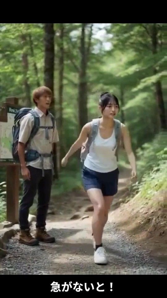 山登り  〜トイレ我慢下山〜 - サンプル画像 9