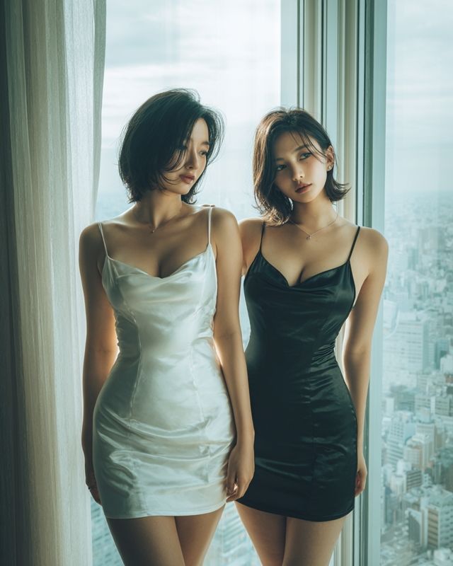 艶サテン美女のぴったりボディコンコレクション - サンプル画像 10