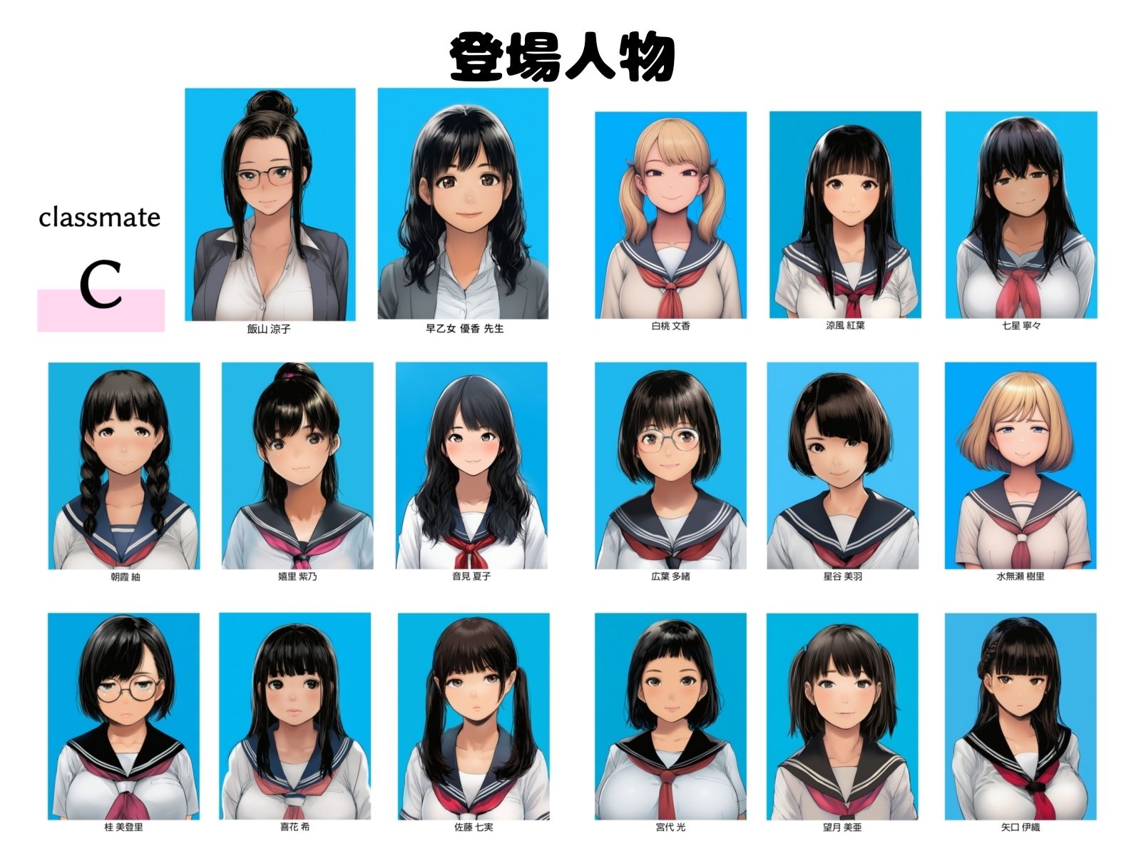 ドキドキ通学電車 C組 - サンプル画像 1