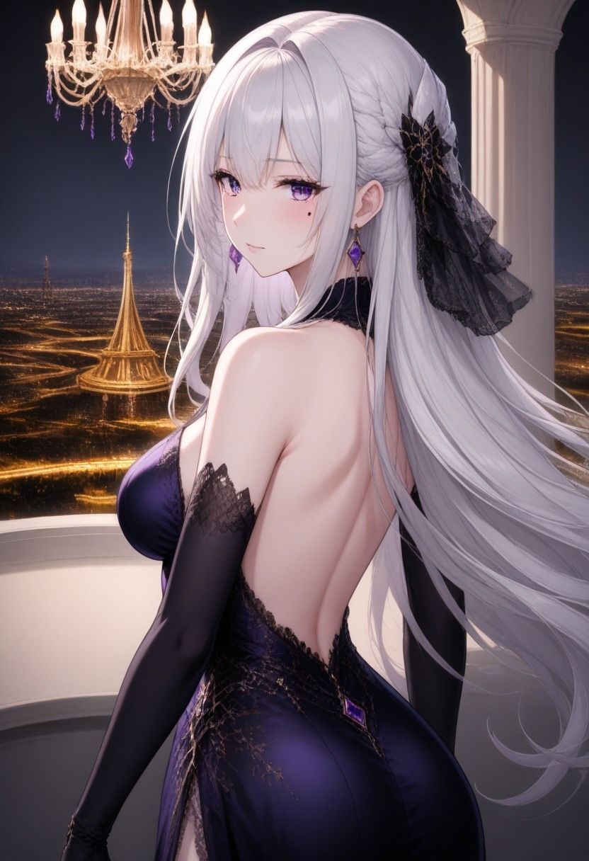 【AI生成】銀月のセレナ 300 Illustrations Collection - サンプル画像 3