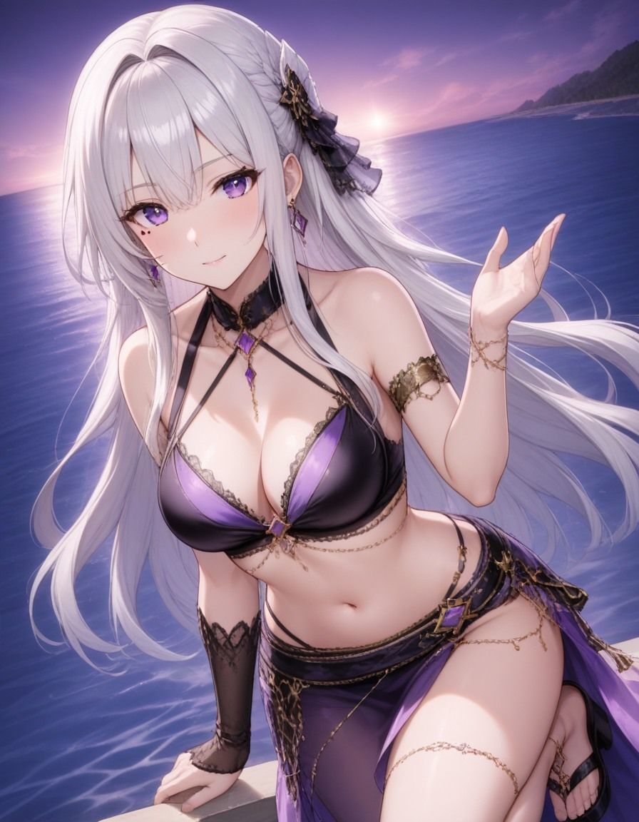 【AI生成】銀月のセレナ 300 Illustrations Collection - サンプル画像 5