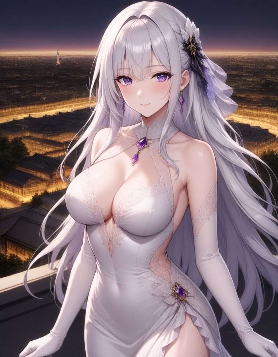【AI生成】銀月のセレナ 300 Illustrations Collection - サンプル画像 6