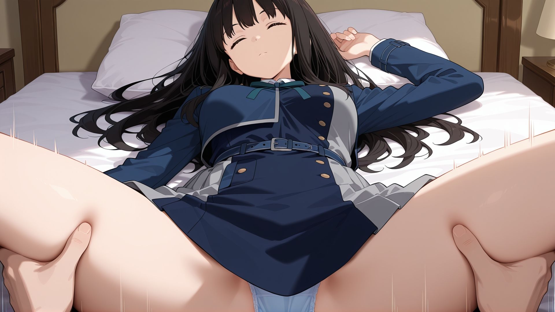 寝ている○○にぶっかけ たきな編 - サンプル画像 5