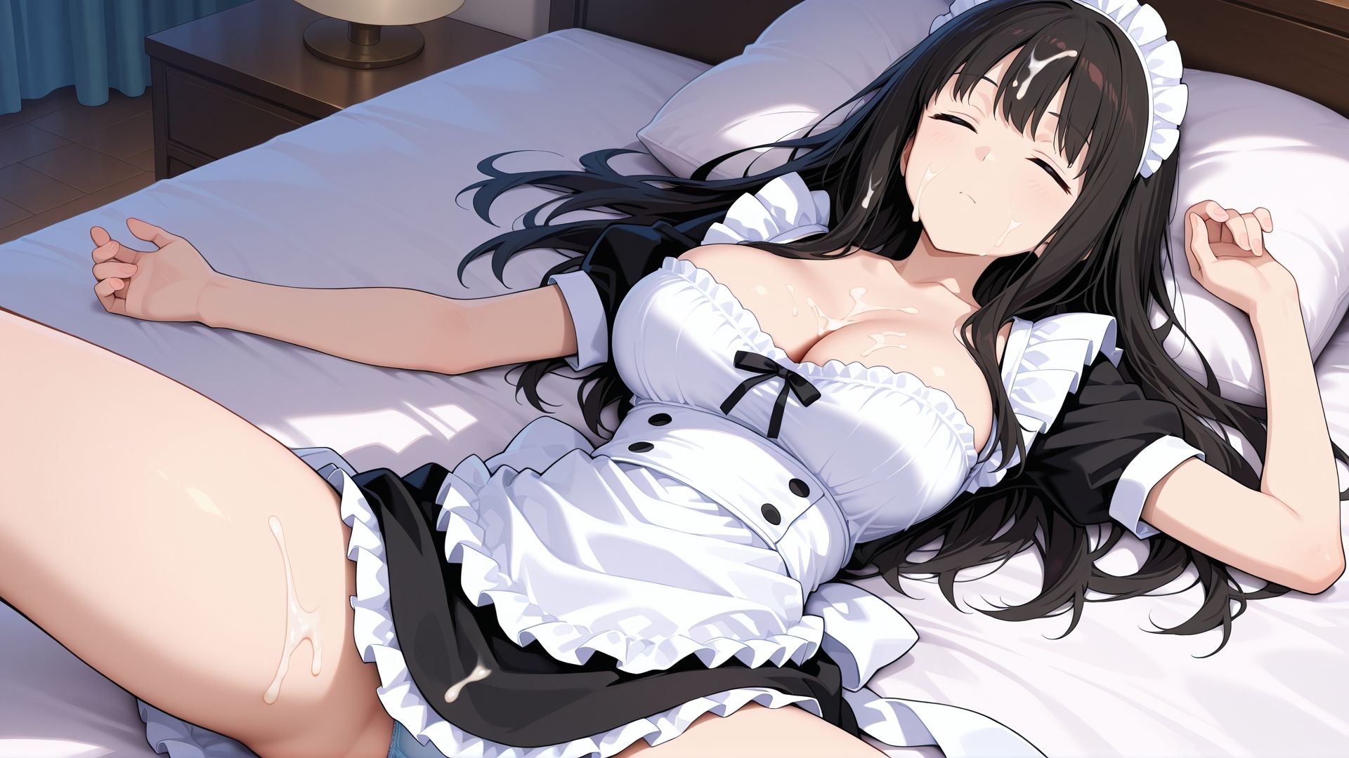 寝ている○○にぶっかけ たきな編 - サンプル画像 9