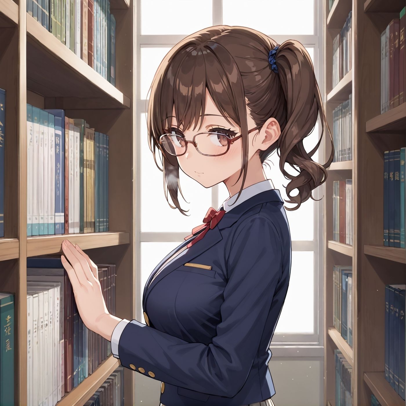 学園性活！図書委員と官能的な秘め事9【メガネ美少女の厳選CG209枚収録】 - サンプル画像 6