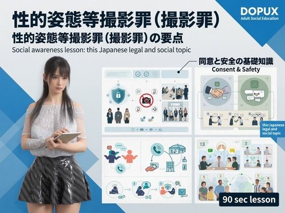 【△20】パンチラガチャ★二階堂 沙耶 大学に進学し強豪予備校『DOPUX（ドピュックス）』で社会人向け講座（性犯罪）を教える名物講師に！（Vol.011:性的姿態等撮影罪（撮影罪））