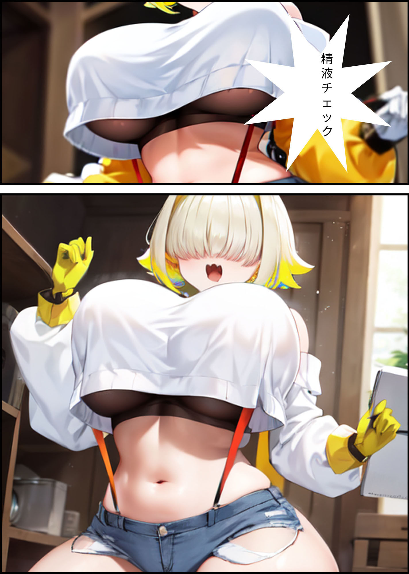 精液チェックですぞ - サンプル画像 1