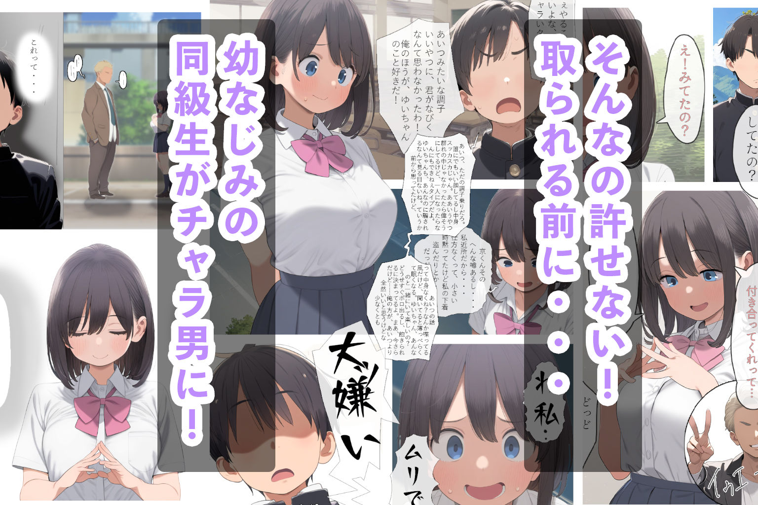 眠っちゃった。憧れの同級生、生意気な同級生 - サンプル画像 2