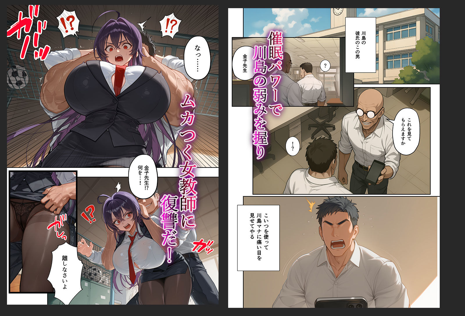 ムカつく女教師を強●妊娠！催◯リベンジ！＃2 - サンプル画像 4