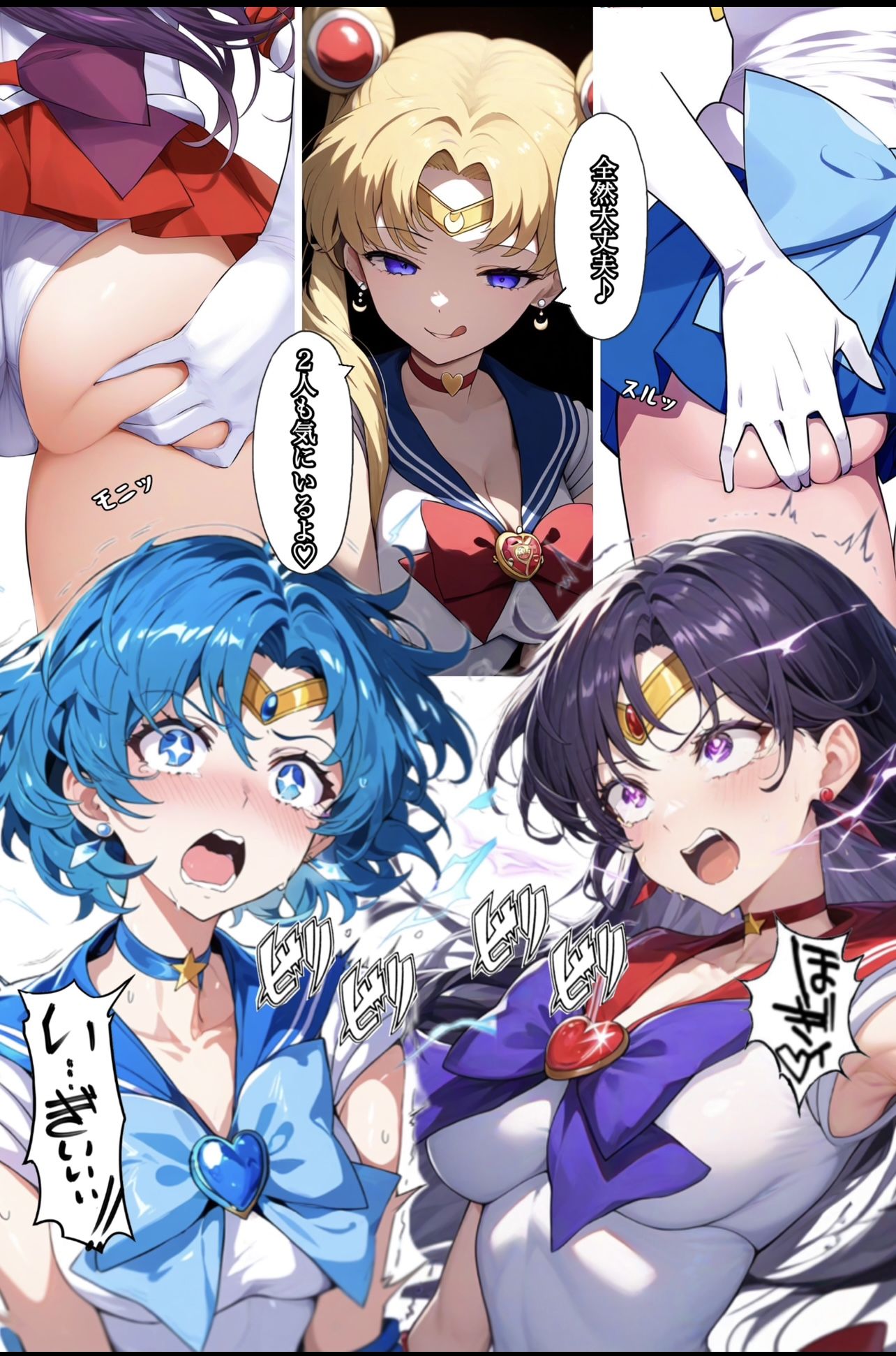 アヘ顔戦士セーラーgirl’s 1 - サンプル画像 5