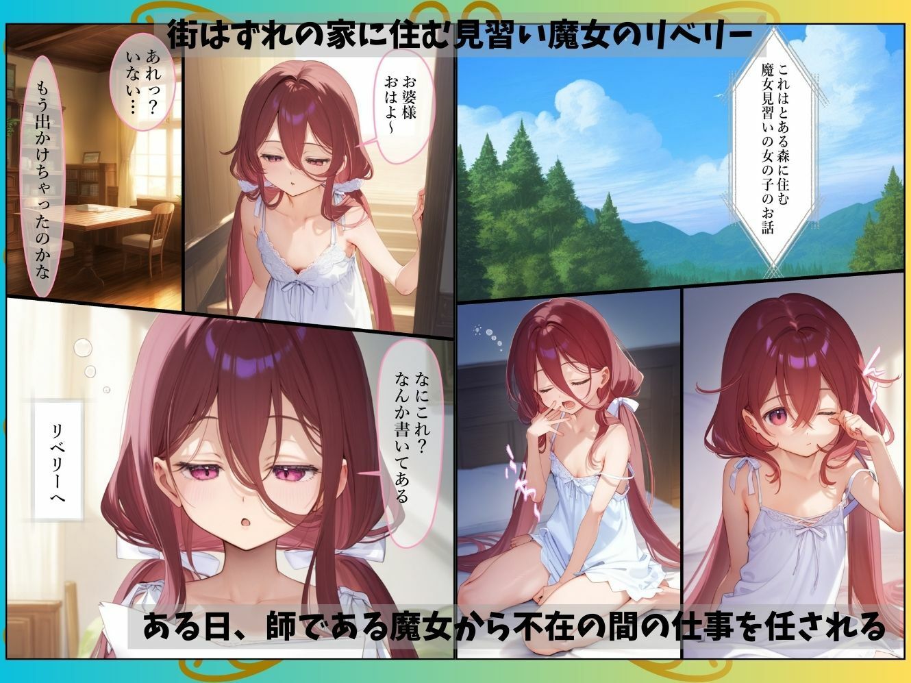 魔女見習いリベリーのお使い - サンプル画像 1