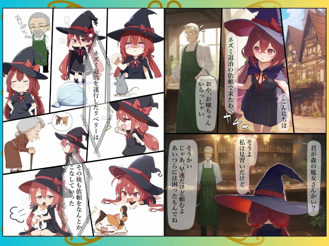 魔女見習いリベリーのお使い - サンプル画像 3