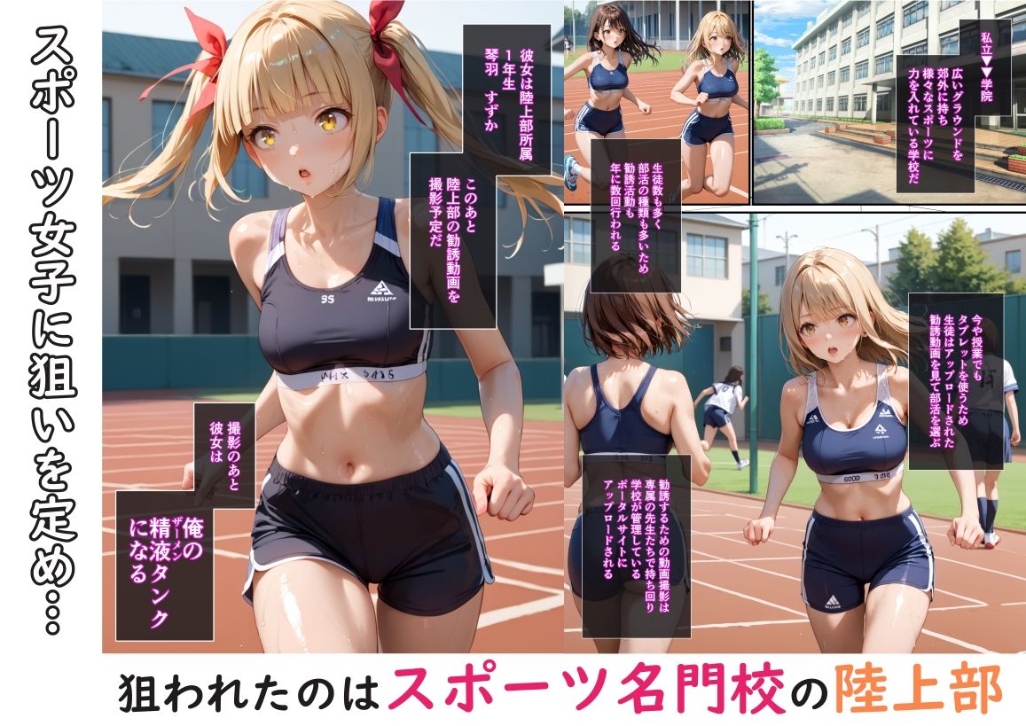 わからせ催● 陸上部編 vol.1 - サンプル画像 1